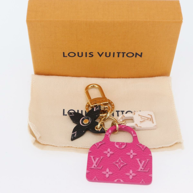 【日本直送】路易威登 Monogram Porte Cles Illustrious Alma Charm 粉紅 M00838 正品 ARZ478M-11
