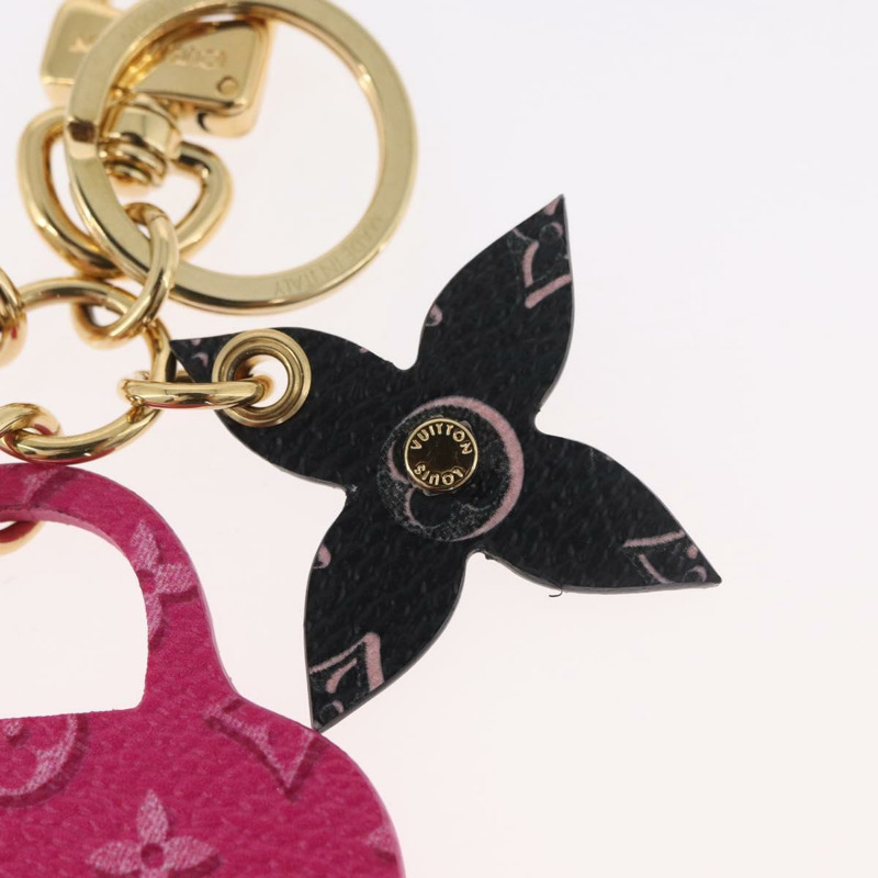 【日本直送】路易威登 Monogram Porte Cles Illustrious Alma Charm 粉紅 M00838 正品 ARZ478M-14