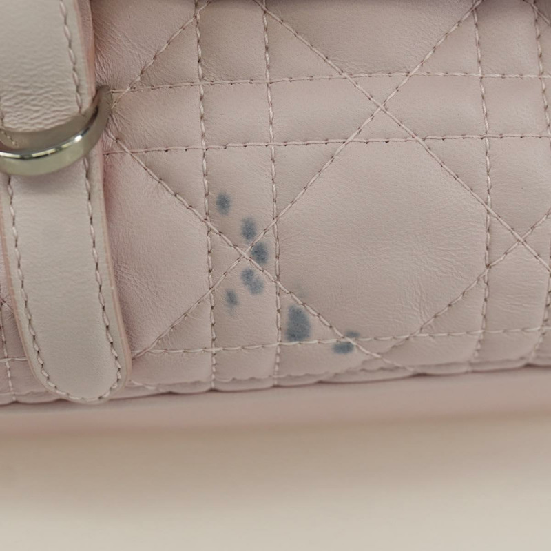 【日本直送】Christian Dior Cannage Stardust 小號雙肩包，羊皮材質，粉紅色，正品 ARZ437M-1