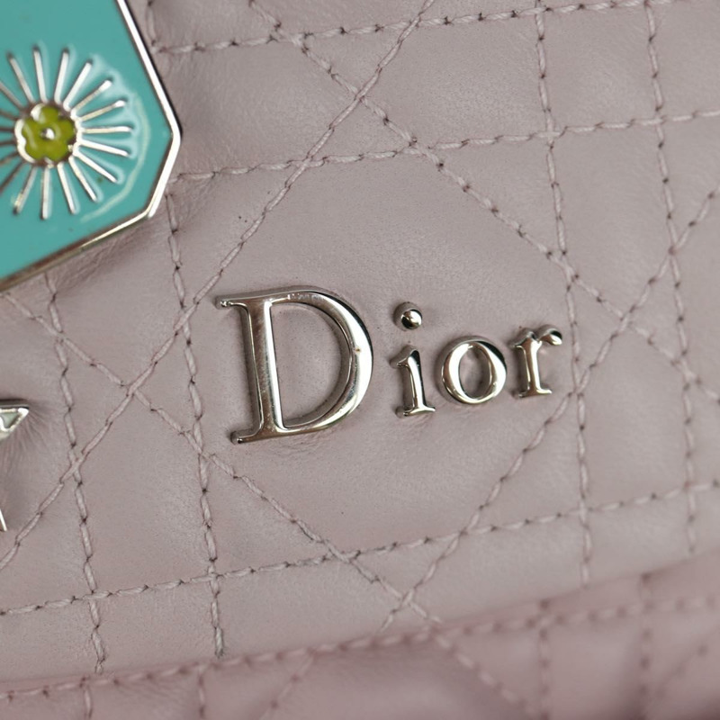 【日本直送】Christian Dior Cannage Stardust 小號雙肩包，羊皮材質，粉紅色，正品 ARZ437M-28