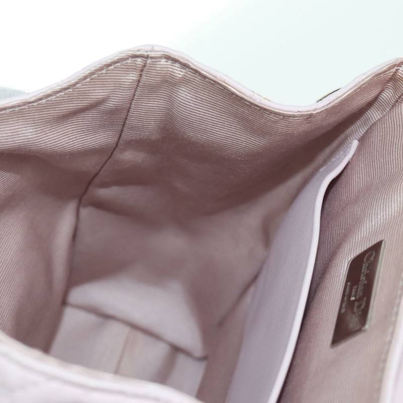 【日本直送】Christian Dior Cannage Stardust 小號雙肩包，羊皮材質，粉紅色，正品 ARZ437M-31