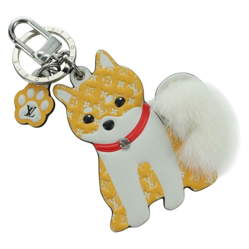 【日本直送】路易威登 Monogram Porte Cles LV Shiva Charm 黃色 M01199 LV Auth bs34024M-0