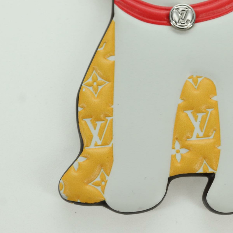 【日本直送】路易威登 Monogram Porte Cles LV Shiva Charm 黃色 M01199 LV Auth bs34024M-1