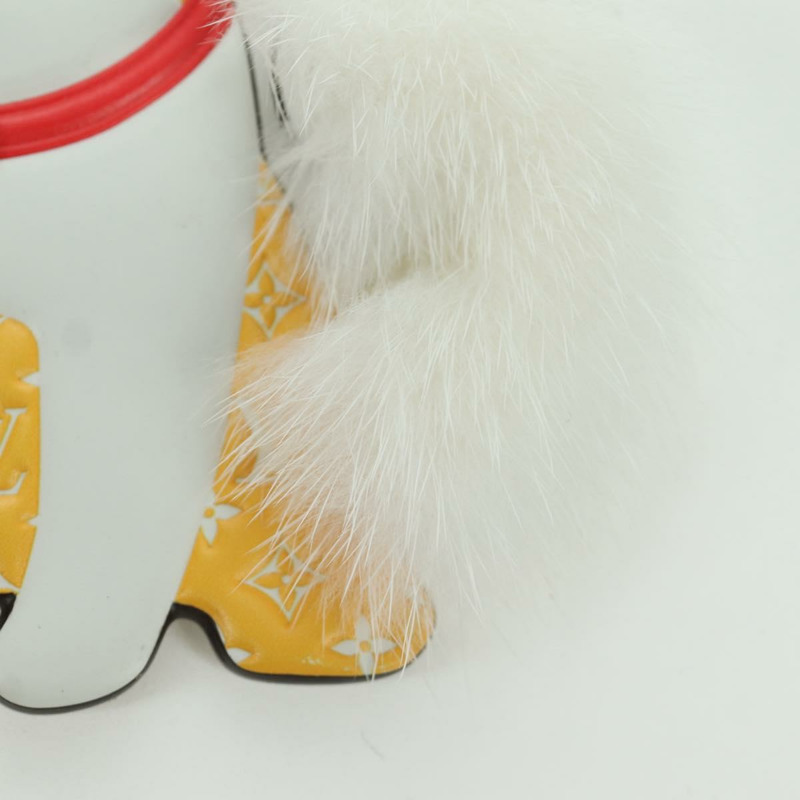 【日本直送】路易威登 Monogram Porte Cles LV Shiva Charm 黃色 M01199 LV Auth bs34024M-2