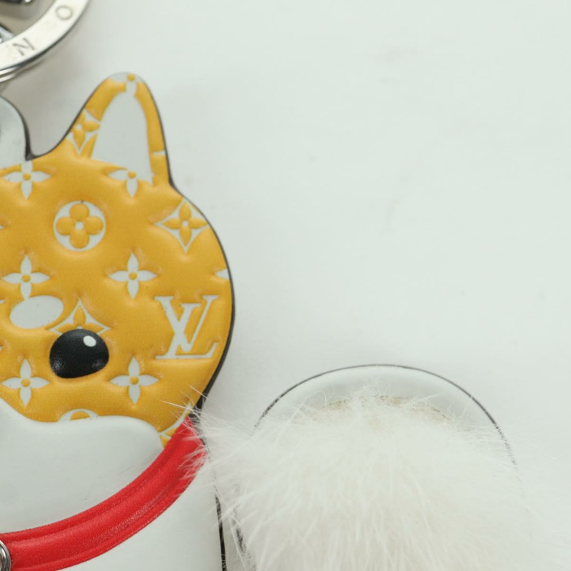 【日本直送】路易威登 Monogram Porte Cles LV Shiva Charm 黃色 M01199 LV Auth bs34024M-3