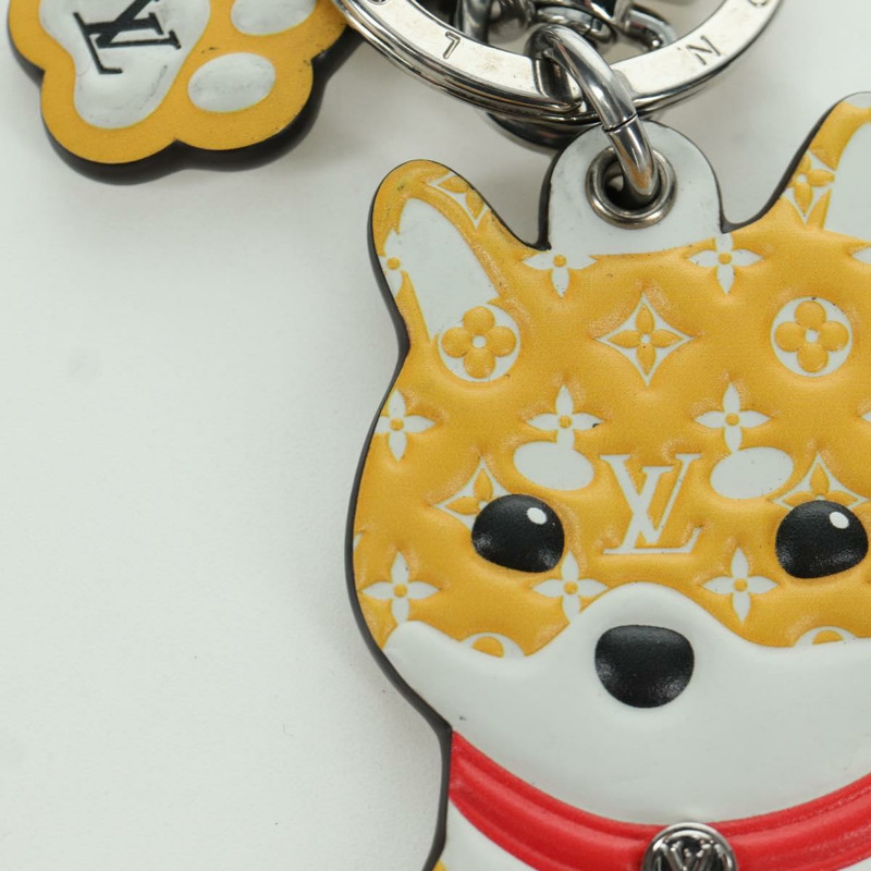 【日本直送】路易威登 Monogram Porte Cles LV Shiva Charm 黃色 M01199 LV Auth bs34024M-4