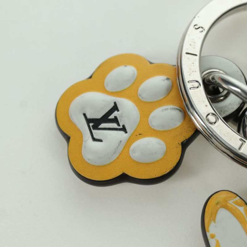 【日本直送】路易威登 Monogram Porte Cles LV Shiva Charm 黃色 M01199 LV Auth bs34024M-5