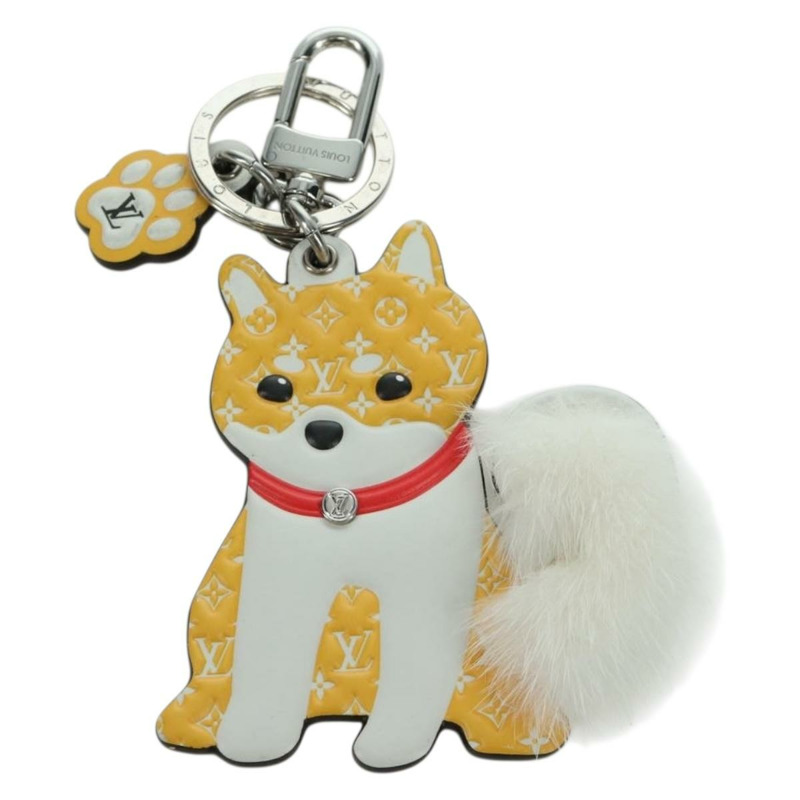 【日本直送】路易威登 Monogram Porte Cles LV Shiva Charm 黃色 M01199 LV Auth bs34024M-12