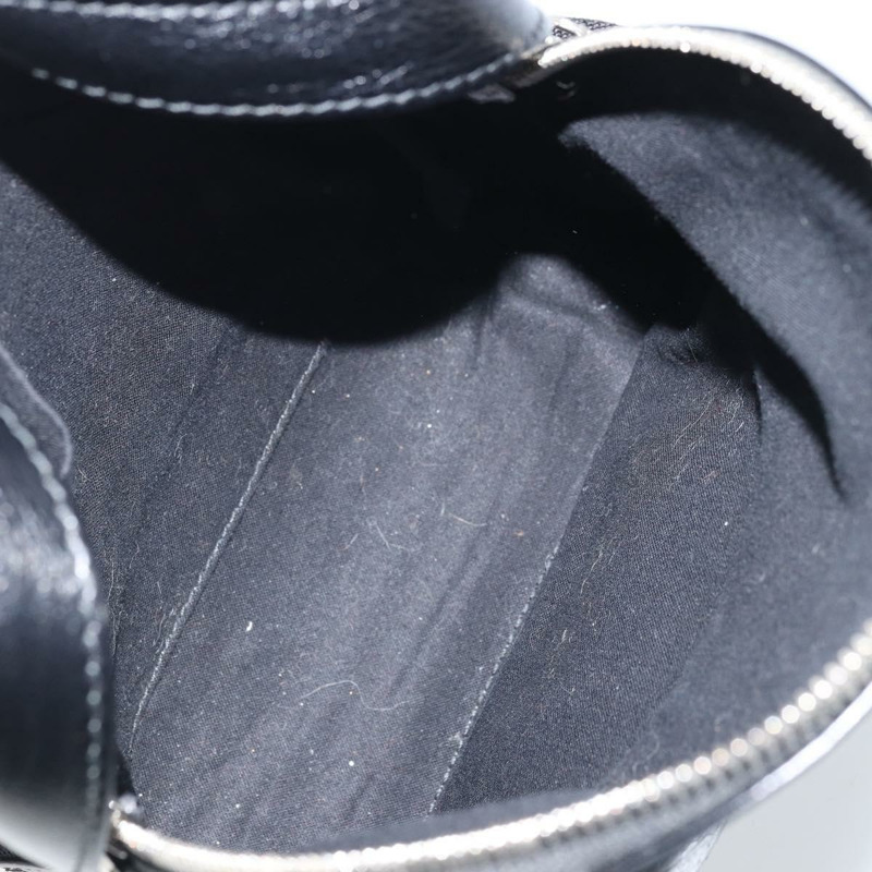 【日本直送】BALENCIAGA 黑色銀色皮革雙肩包 580026 正品 174080A-10