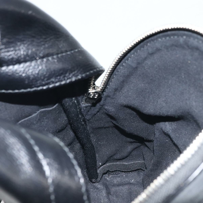 【日本直送】BALENCIAGA 黑色銀色皮革雙肩包 580026 正品 174080A-20