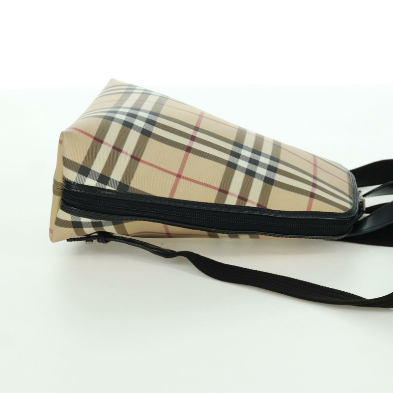 【日本直送】BURBERRY Nova 格紋雙肩包 PVC 米色 正品 am11045V-3