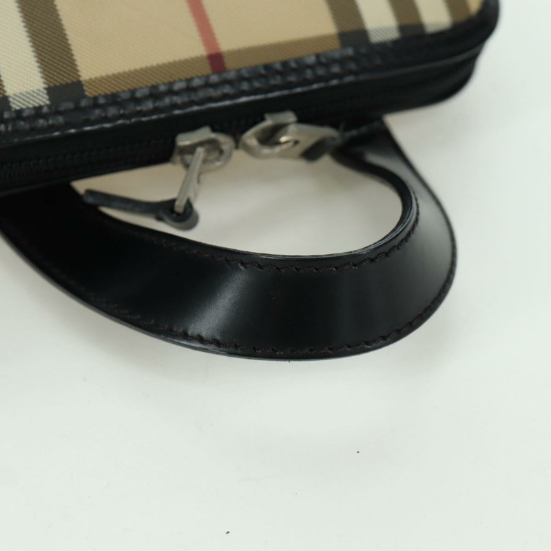 【日本直送】BURBERRY Nova 格紋雙肩包 PVC 米色 正品 am11045V-6