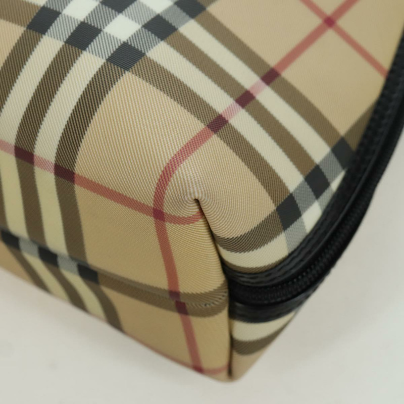 【日本直送】BURBERRY Nova 格紋雙肩包 PVC 米色 正品 am11045V-16