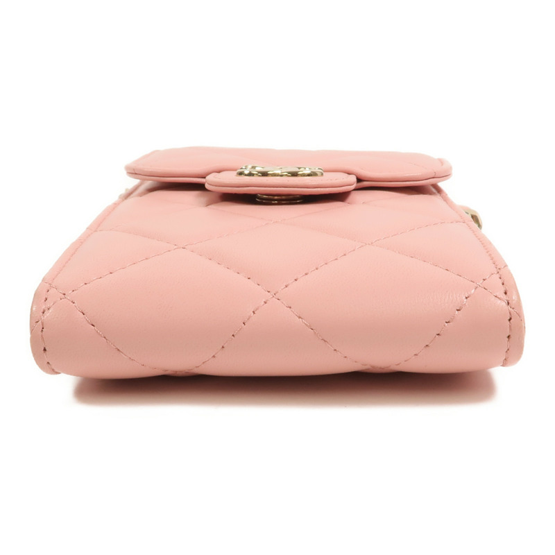 CHANEL 羊皮皮革Phone Bag鏈帶肩背袋-3