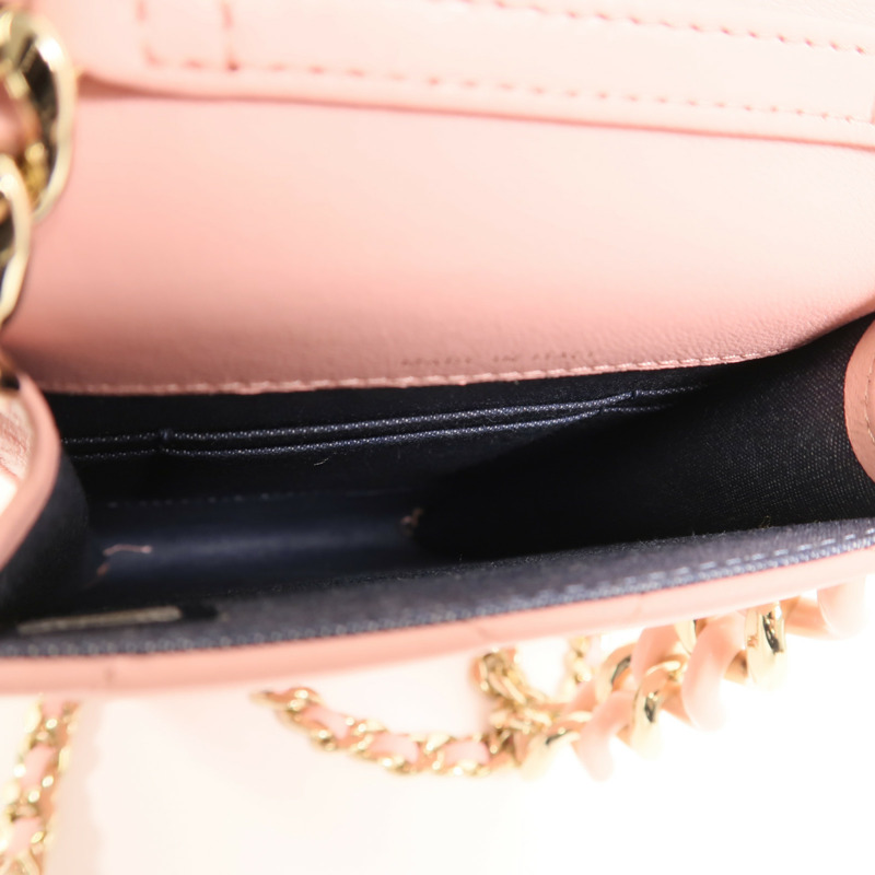 CHANEL 羊皮皮革Phone Bag鏈帶肩背袋-4