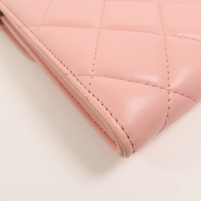 CHANEL 羊皮皮革Phone Bag鏈帶肩背袋-15