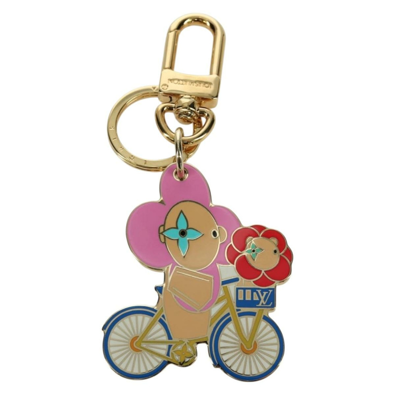 【日本直送】路易威登 Porte Cres Vivienne Vero 吊飾，金屬金色 M00871，正品 LNZ862M-1