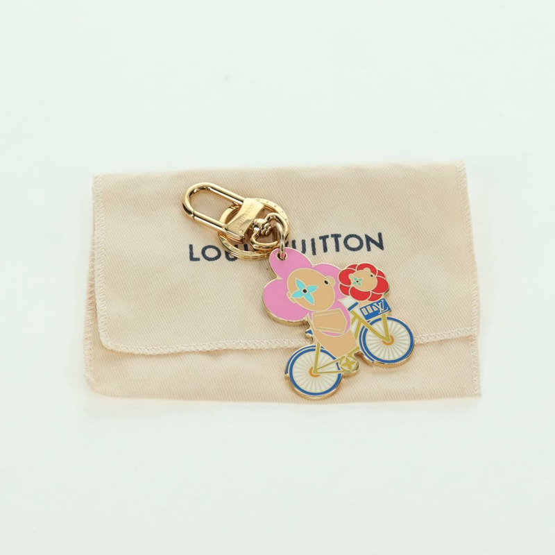 【日本直送】路易威登 Porte Cres Vivienne Vero 吊飾，金屬金色 M00871，正品 LNZ862M-11