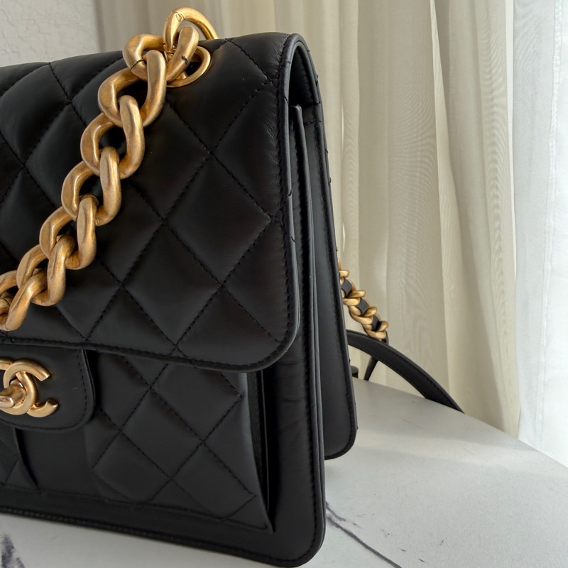 Chanel 23S牛皮後背包 超級無敵好看👀-3