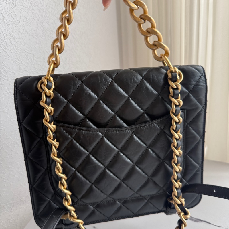 Chanel 23S牛皮後背包 超級無敵好看👀-5