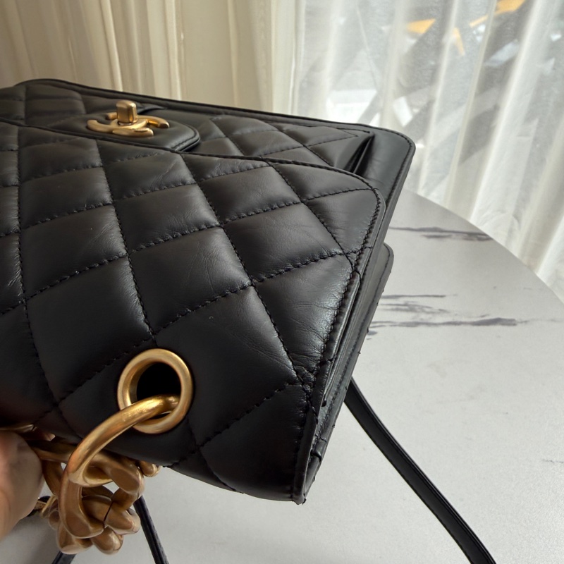 Chanel 23S牛皮後背包 超級無敵好看👀-18