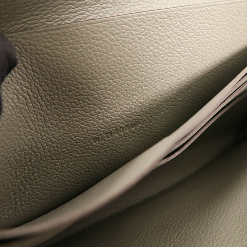 HERMES Evercolor皮革Constance To Go肩背袋Gris Meyer-6