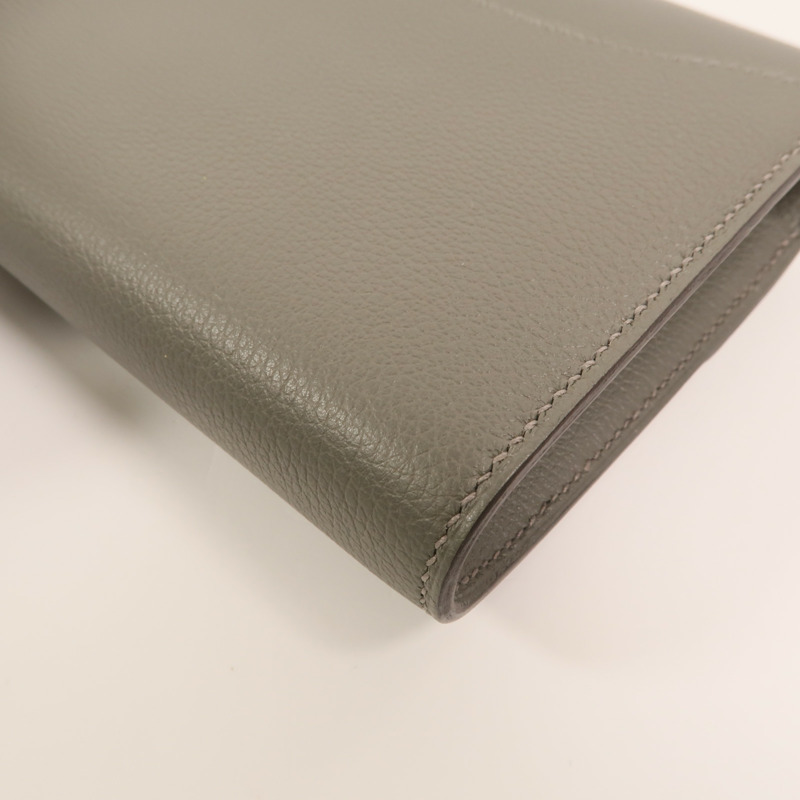 HERMES Evercolor皮革Constance To Go肩背袋Gris Meyer-12