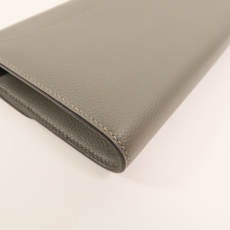 HERMES Evercolor皮革Constance To Go肩背袋Gris Meyer-13