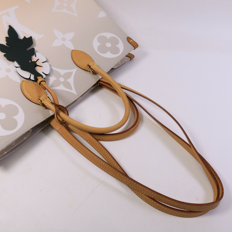 LOUIS VUITTON Monogram Giant On The Go GM手挽肩背兩用袋-8