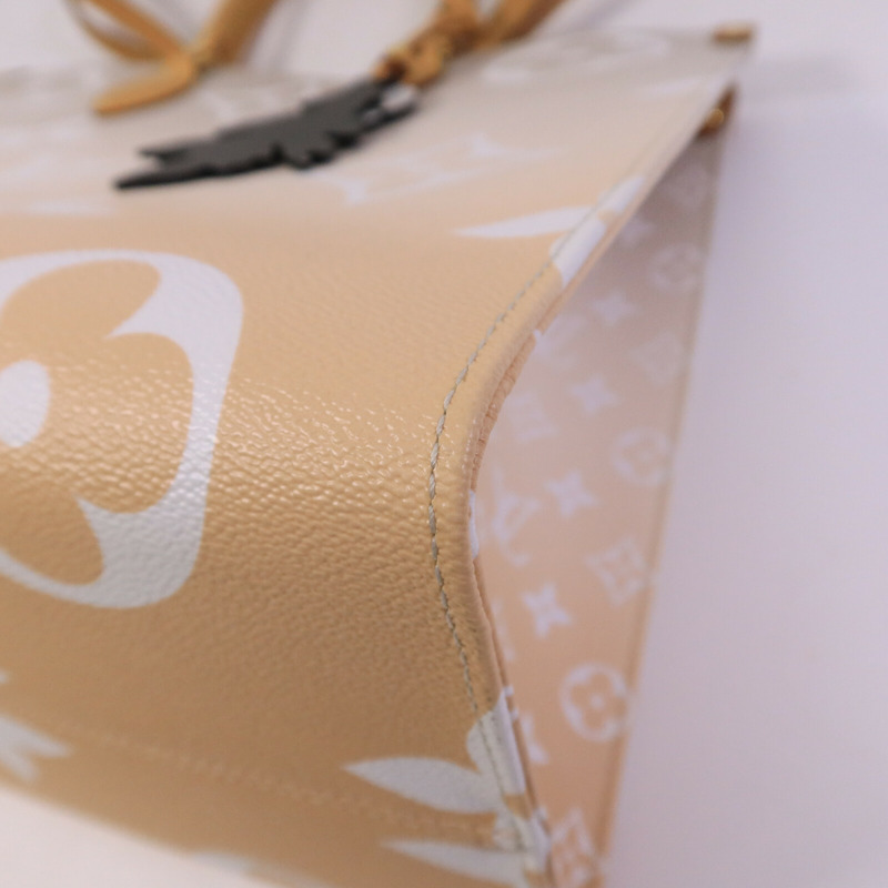 LOUIS VUITTON Monogram Giant On The Go GM手挽肩背兩用袋-9