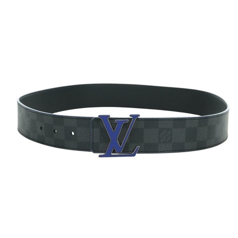 路易威登 Damier Graphite Ceinture LV 印有姓名首字母 40.2 吋正品 LNZ847M
