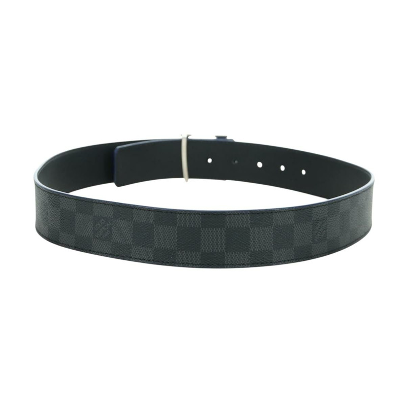 【日本直送】路易威登 Damier Graphite Ceinture LV 印有姓名首字母 40.2 吋正品 LNZ847M-1