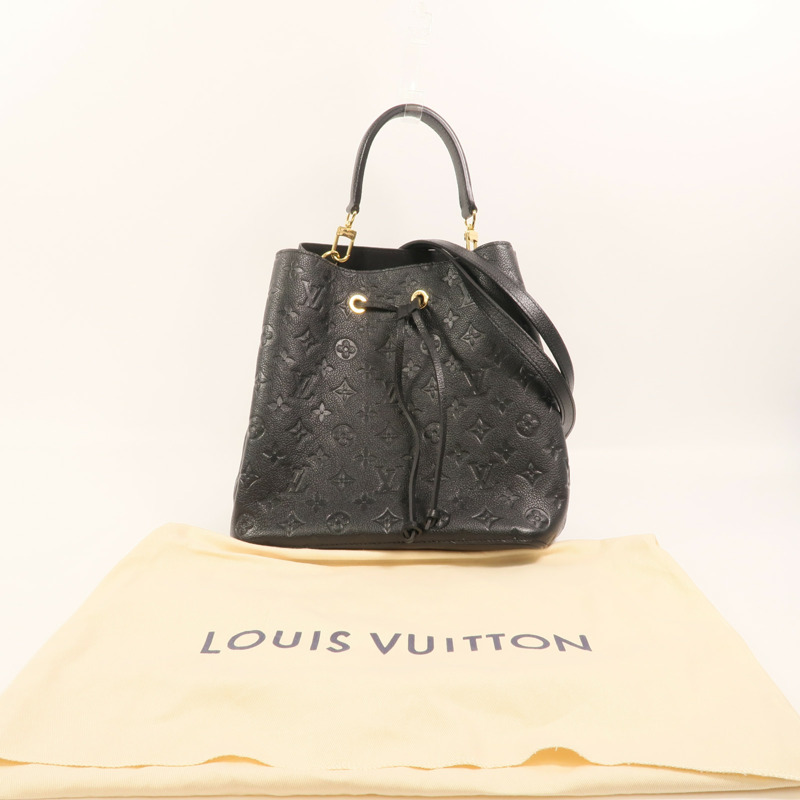 LOUIS VUITTON Monogram Empreinte NeoNoe MM肩背袋-9