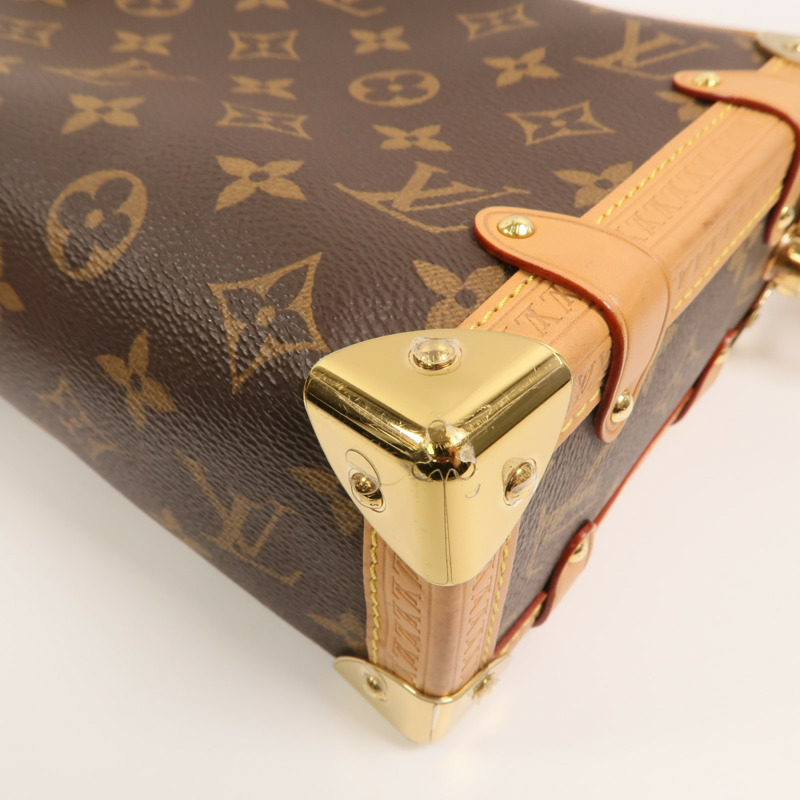 LOUIS VUITTON Monogram Side Trunk手挽肩背兩用袋-9