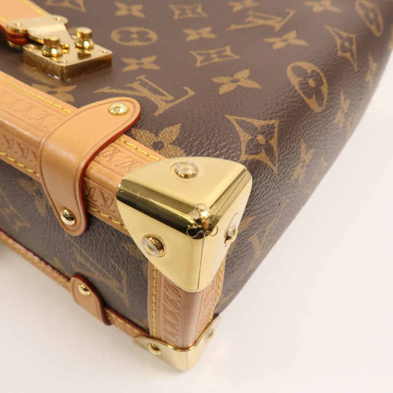 LOUIS VUITTON Monogram Side Trunk手挽肩背兩用袋-10