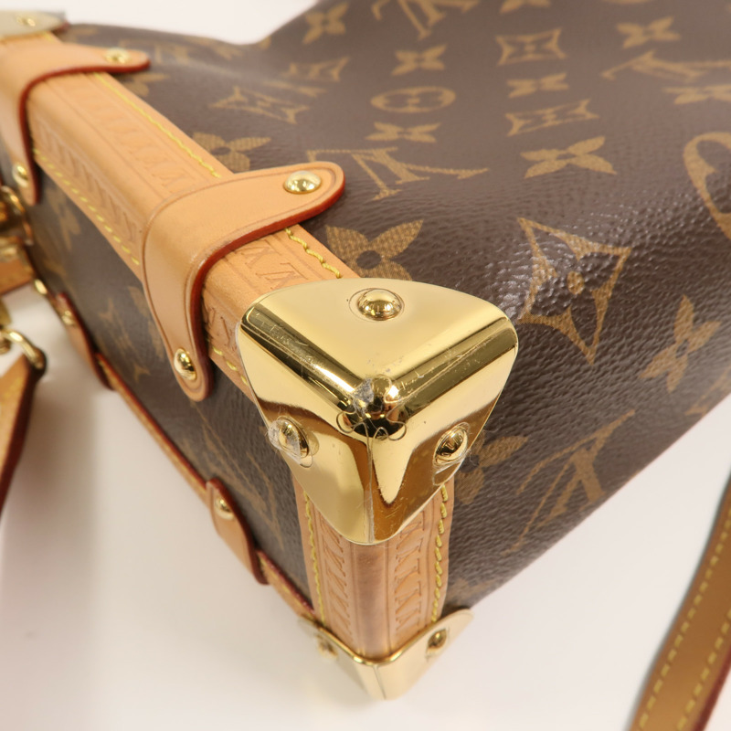 LOUIS VUITTON Monogram Side Trunk手挽肩背兩用袋-12