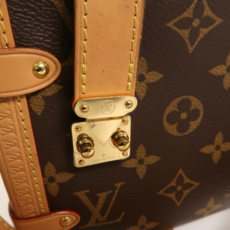 LOUIS VUITTON Monogram Side Trunk手挽肩背兩用袋-15