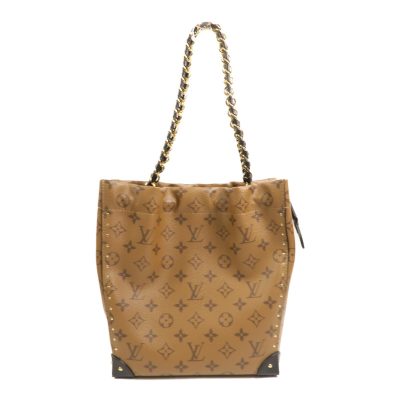 LOUIS VUITTON Monogram Reverse Noe Trunk PM手挽肩背兩用袋-1