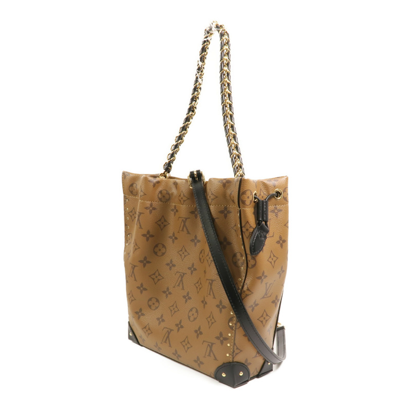 LOUIS VUITTON Monogram Reverse Noe Trunk PM手挽肩背兩用袋-2
