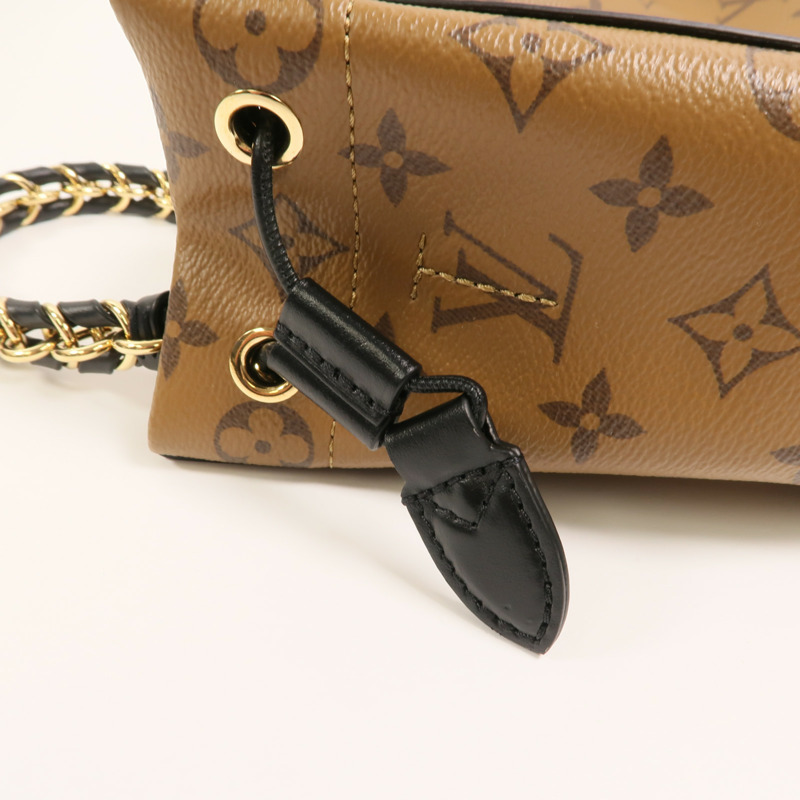 LOUIS VUITTON Monogram Reverse Noe Trunk PM手挽肩背兩用袋-12