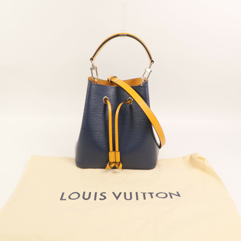 LOUIS VUITTON Epi Neo Noe BB銀扣手挽肩背兩用袋-9