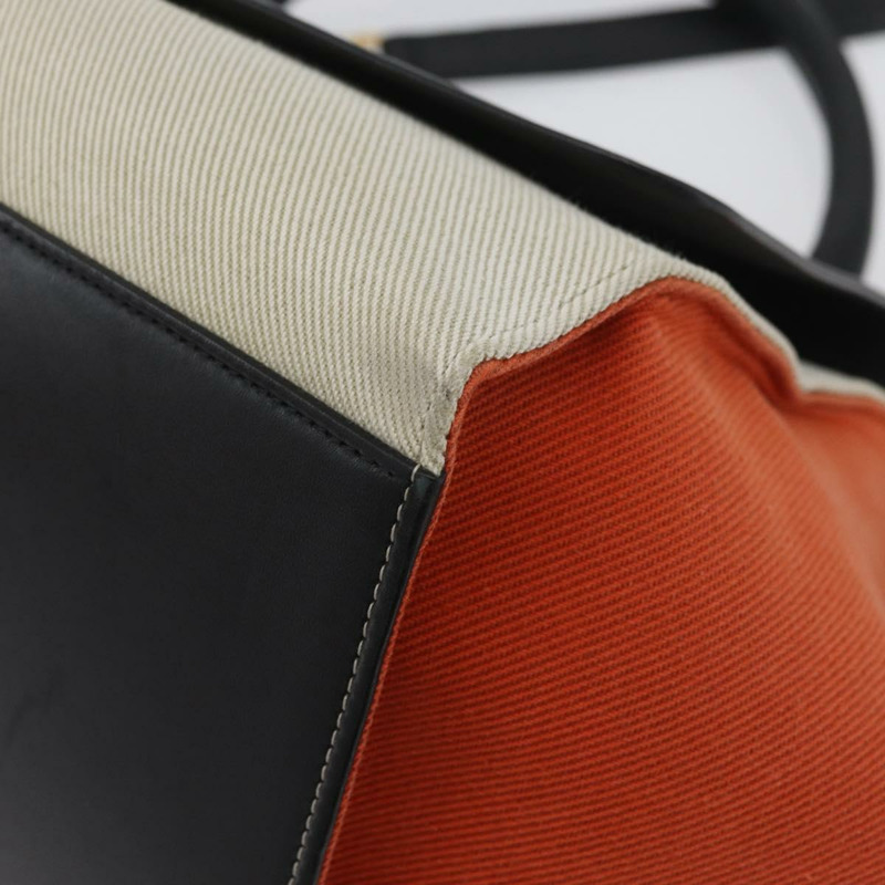 【日本直送】CELINE Trapeze 手提包 皮革 2way Multicolor Gold Auth gh1957A-15