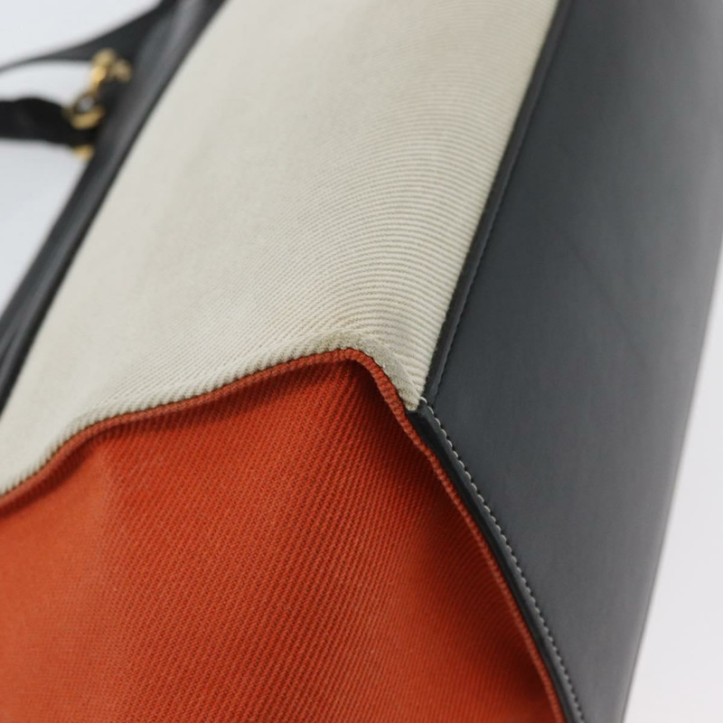 【日本直送】CELINE Trapeze 手提包 皮革 2way Multicolor Gold Auth gh1957A-16