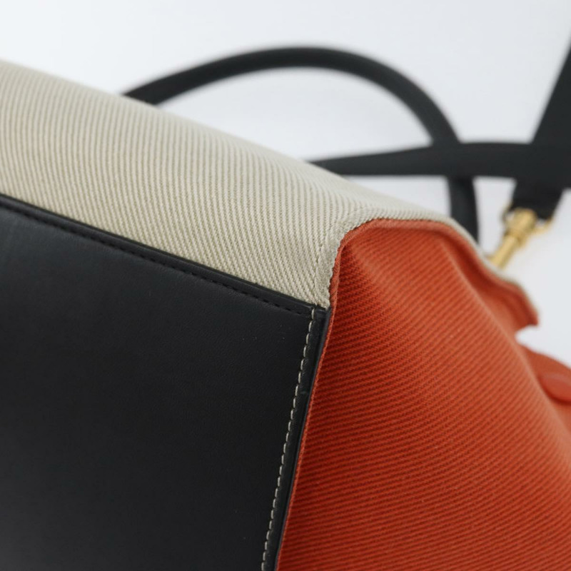 【日本直送】CELINE Trapeze 手提包 皮革 2way Multicolor Gold Auth gh1957A-17