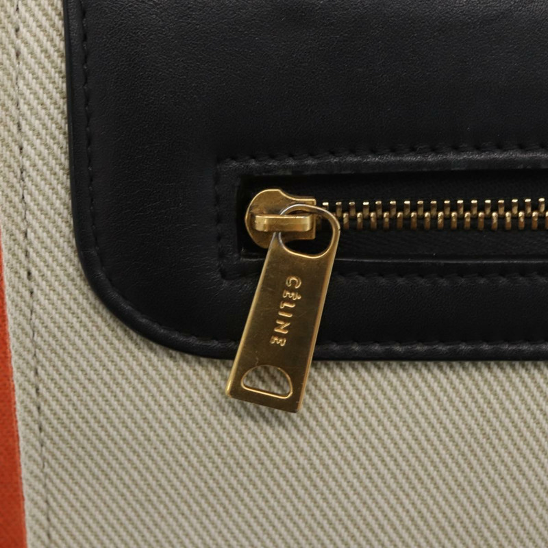 【日本直送】CELINE Trapeze 手提包 皮革 2way Multicolor Gold Auth gh1957A-18