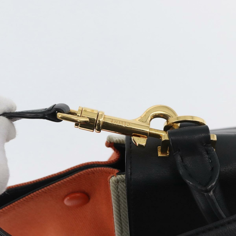 【日本直送】CELINE Trapeze 手提包 皮革 2way Multicolor Gold Auth gh1957A-19