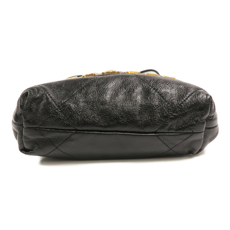 CHANEL 牛皮皮革Chanel 22 Mini With Pearl金扣手挽肩背兩用袋-3