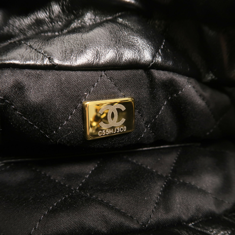 CHANEL 牛皮皮革Chanel 22 Mini With Pearl金扣手挽肩背兩用袋-6