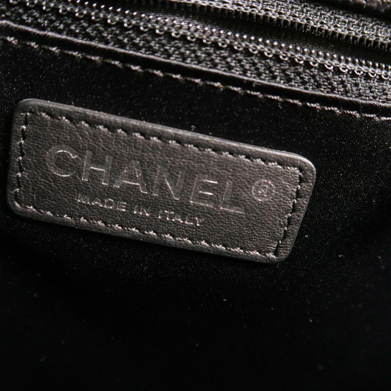 CHANEL 牛皮皮革GST Grand Shopping Tote Bag鏈帶肩背袋-5
