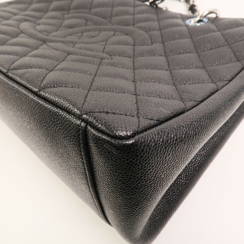 CHANEL 牛皮皮革GST Grand Shopping Tote Bag鏈帶肩背袋-11